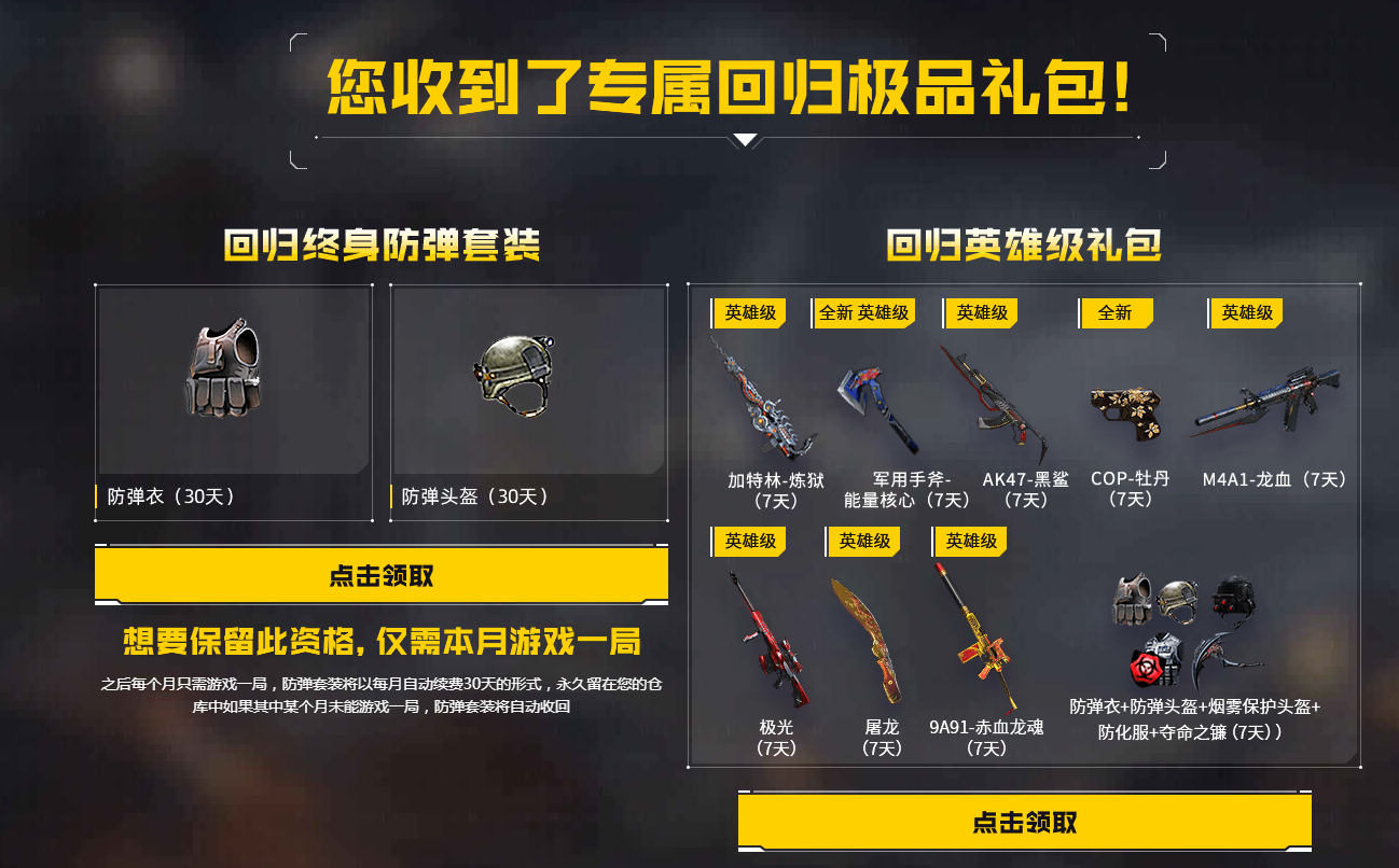 《CF》老兵回归活动