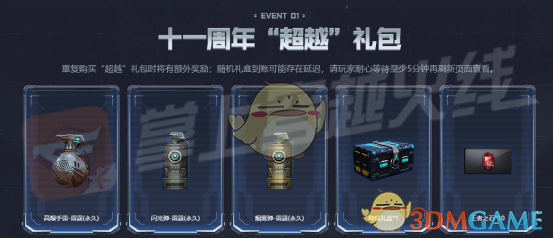 CF雷霆套装返场时间